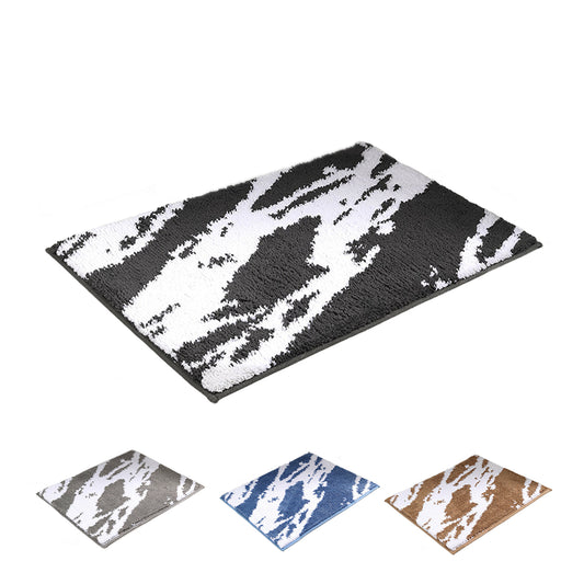 バスマット 洗える 速乾 おしゃれ 大判 人気 マイクロファイバー お風呂マットカラーミックス 足拭 滑り止め 玄関 速乾 吸水 吸水力 水切れ 良い 滑り防止 抗菌 防カビ