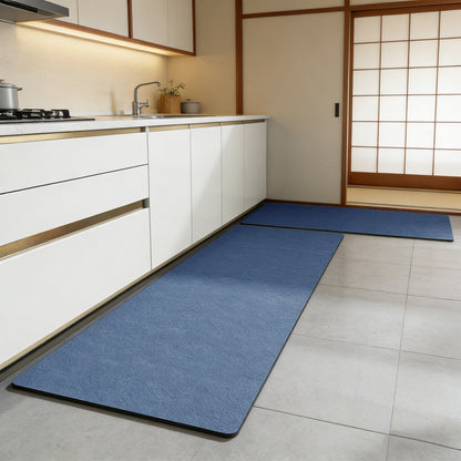 珪藻土 キッチンマット クッションマット 抗菌防臭 おしゃれ フロアマット キッチン・洗面所対応 kitchen mat 吸水 速乾｜拭ける・洗える 防水 台所マット 滑り止め
