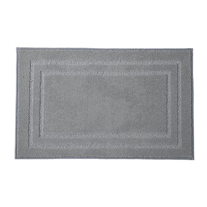 バスマット 風呂 マット 速乾 吸水 防カビ バスマッお風呂場 トイレ スマート おすすめ ソフト 足拭き 洗面所 マット 大判 浴室 玄関 人気 タオル地 足洗 浴室用 キッチンマット 二重層の長方形の線 水切れ 良い 滑り防止 抗菌 40x60CM