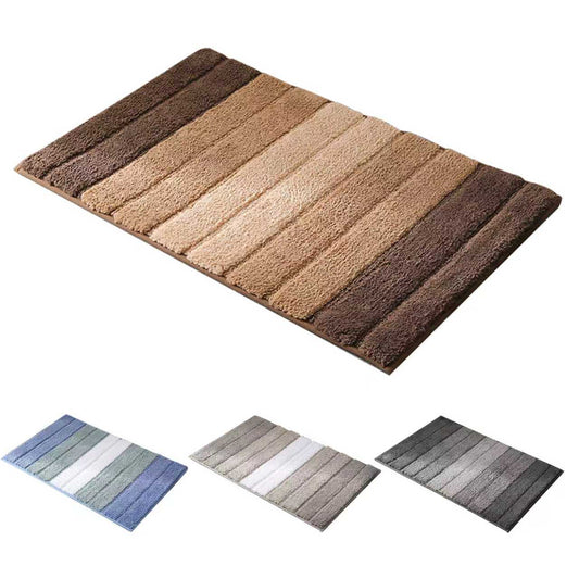バスマット お風呂マット あしふきマット 足拭 滑り止め 吸水 マイクロファイバー キッチン 玄関 ドア 洗面所 浴室用 洗える 速乾 おしゃれ 大判 人気