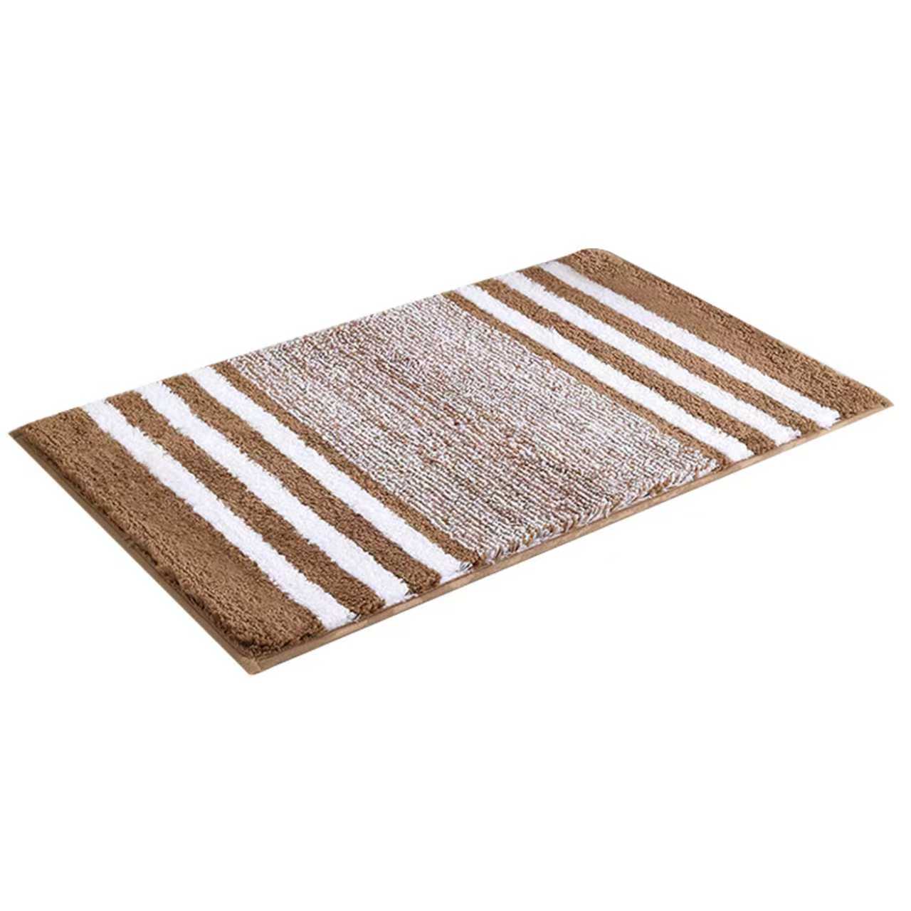バスマット ストライプ スノーフレーク 速乾 洗える 大判 おしゃれ マイクロファイバー 人気 滑り止め 吸水力 良い お風呂マット 足拭 洗面所 浴室 キッチン 玄関 ドア