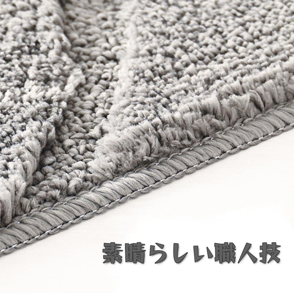 バスマット 速乾 風呂 マット 曲線のストライプ 水切れ 良い 滑り防止 抗菌 防カビ 洗濯機 弧状の縞模様 柔らか ソフト 足拭き 洗面所 マット 大判 浴室 玄関 速乾 吸水 40cm*60cm