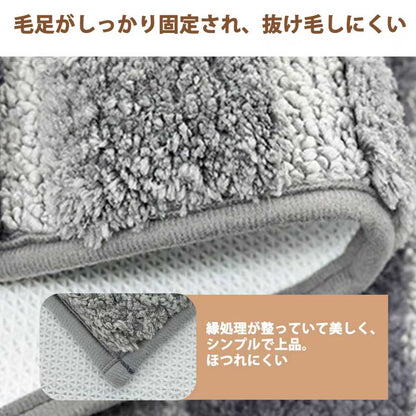 バスマット お風呂マット あしふきマット 足拭 滑り止め 吸水 マイクロファイバー キッチン 玄関 ドア 洗面所 浴室用 洗える 速乾 おしゃれ 大判 人気