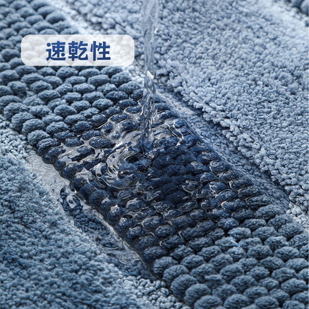 バスマット 風呂 マット 速乾 吸水 パイル 混合 ストライプ グラデーション トイレマット バスルームマット 水切れ 滑り防止 抗菌 防カビ バスマッお風呂場 トイレ スマート おすすめ ソフト 大判 浴室 玄関 タオル地 足洗 浴室用 キッチンマット 足拭き 洗面所 マット