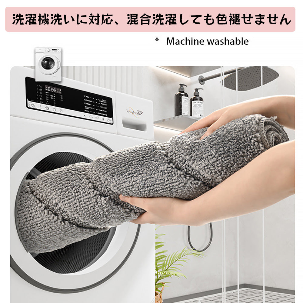 バスマット 速乾 風呂 マット 曲線のストライプ 水切れ 良い 滑り防止 抗菌 防カビ 洗濯機 弧状の縞模様 柔らか ソフト 足拭き 洗面所 マット 大判 浴室 玄関 速乾 吸水 40cm*60cm