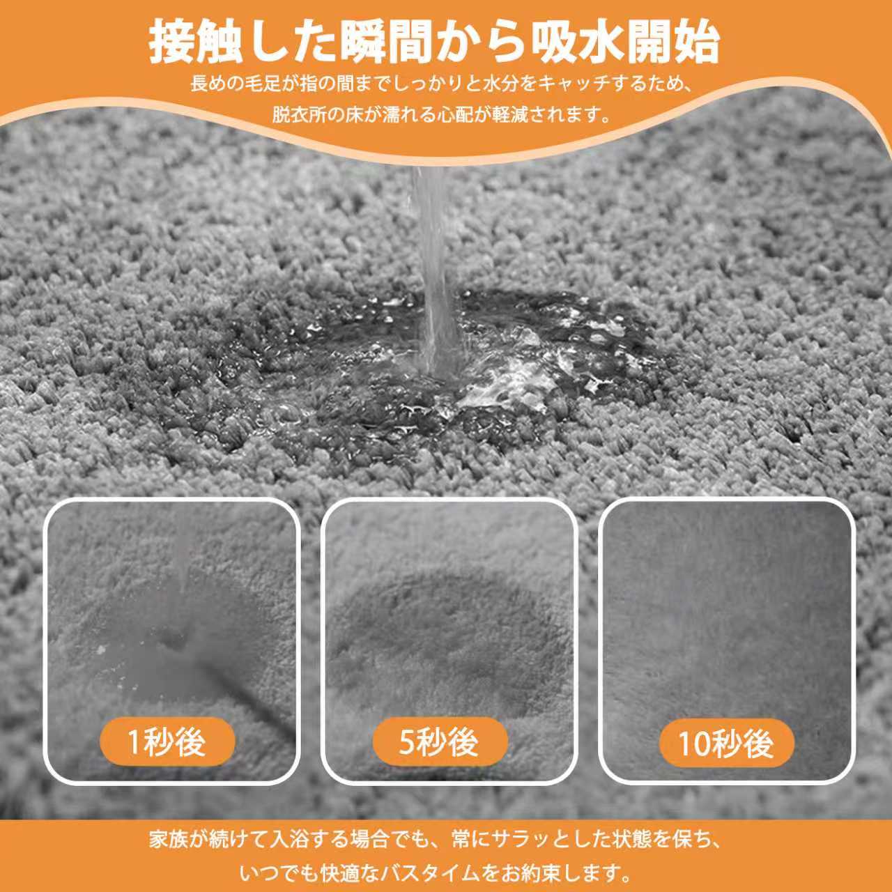 バスマット 速乾 洗える タオル地 BATH 足洗いマット 滑り止め 防音 足ふきマット お風呂 極細繊 吸水 低反発 北欧 お風呂まっと マイクロファイバー 柔らか ソフト 足拭き かわいい 快適 洗面所 浴室用