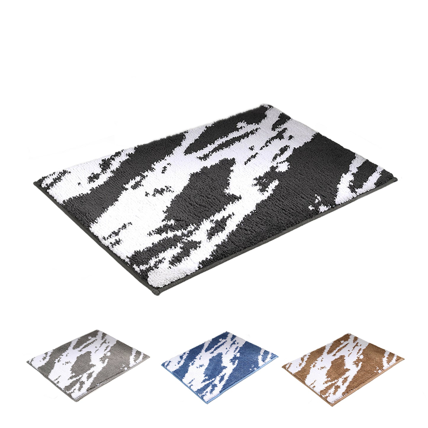 バスマット 洗える 速乾 おしゃれ 大判 人気 マイクロファイバー お風呂マットカラーミックス 足拭 滑り止め 玄関 速乾 吸水 吸水力 水切れ 良い 滑り防止 抗菌 防カビ