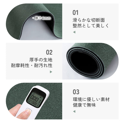 珪藻土 キッチンマット クッションマット 抗菌防臭 おしゃれ フロアマット キッチン・洗面所対応 kitchen mat 吸水 速乾｜拭ける・洗える 防水 台所マット 滑り止め