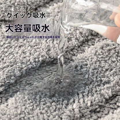 バスマット 速乾 風呂 マット 曲線のストライプ 水切れ 良い 滑り防止 抗菌 防カビ 洗濯機 弧状の縞模様 柔らか ソフト 足拭き 洗面所 マット 大判 浴室 玄関 速乾 吸水 40cm*60cm