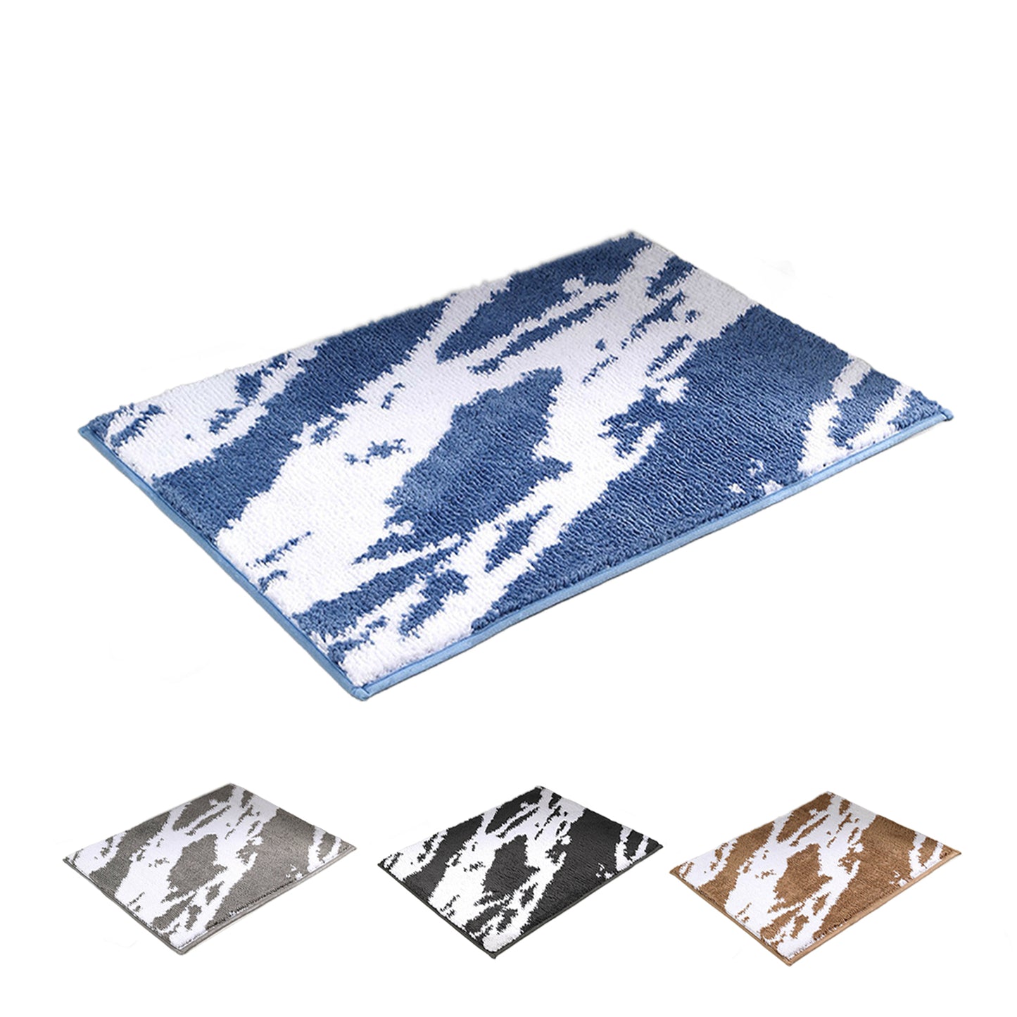 バスマット 洗える 速乾 おしゃれ 大判 人気 マイクロファイバー お風呂マットカラーミックス 足拭 滑り止め 玄関 速乾 吸水 吸水力 水切れ 良い 滑り防止 抗菌 防カビ