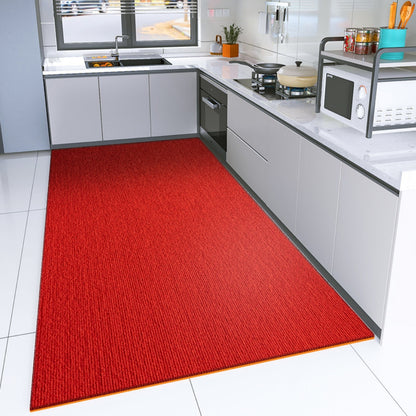 キッチンマット 洗える 防音滑り止め ロング TPR廊下カーペット おしゃれ 無地 純色 じゅうたん 廊下マット 転倒防止 廊下のカーペットロング フローリング 床暖房対応 冷え対策 丸洗い
