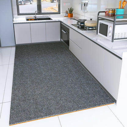 キッチンマット 洗える 防音滑り止め ロング TPR廊下カーペット おしゃれ 無地 純色 じゅうたん 廊下マット 転倒防止 廊下のカーペットロング フローリング 床暖房対応 冷え対策 丸洗い