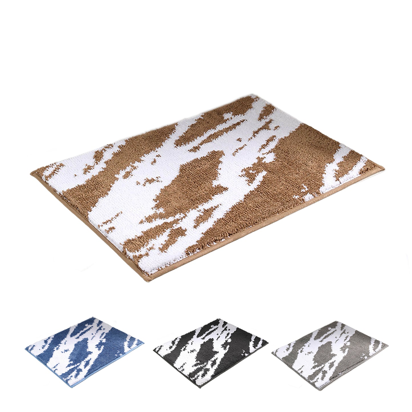 バスマット 洗える 速乾 おしゃれ 大判 人気 マイクロファイバー お風呂マットカラーミックス 足拭 滑り止め 玄関 速乾 吸水 吸水力 水切れ 良い 滑り防止 抗菌 防カビ