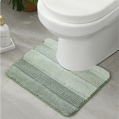 バスマット 風呂 マット 速乾 吸水 パイル 混合 ストライプ グラデーション トイレマット バスルームマット 水切れ 滑り防止 抗菌 防カビ バスマッお風呂場 トイレ スマート おすすめ ソフト 大判 浴室 玄関 タオル地 足洗 浴室用 キッチンマット 足拭き 洗面所 マット