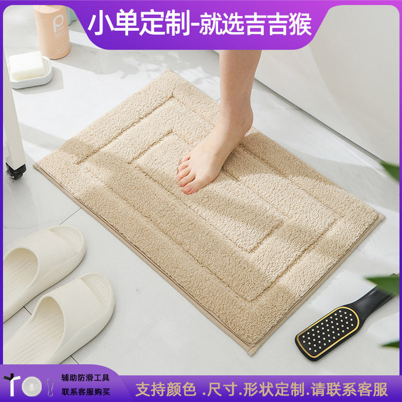 バスマット 洗える 速乾 大判 人気 おしゃれ マイクロファイバー お風呂マット 浴室 キッチン ドア あしふきマット 玄関 お風呂用品 滑り止め 防音 おしゃれ あしふきマット トイレマット 洗濯機 乾度良好 敷きマット