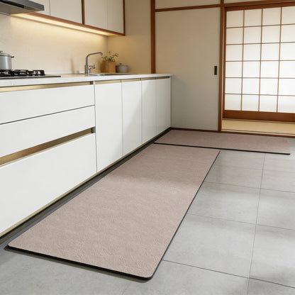珪藻土 キッチンマット クッションマット 抗菌防臭 おしゃれ フロアマット キッチン・洗面所対応 kitchen mat 吸水 速乾｜拭ける・洗える 防水 台所マット 滑り止め
