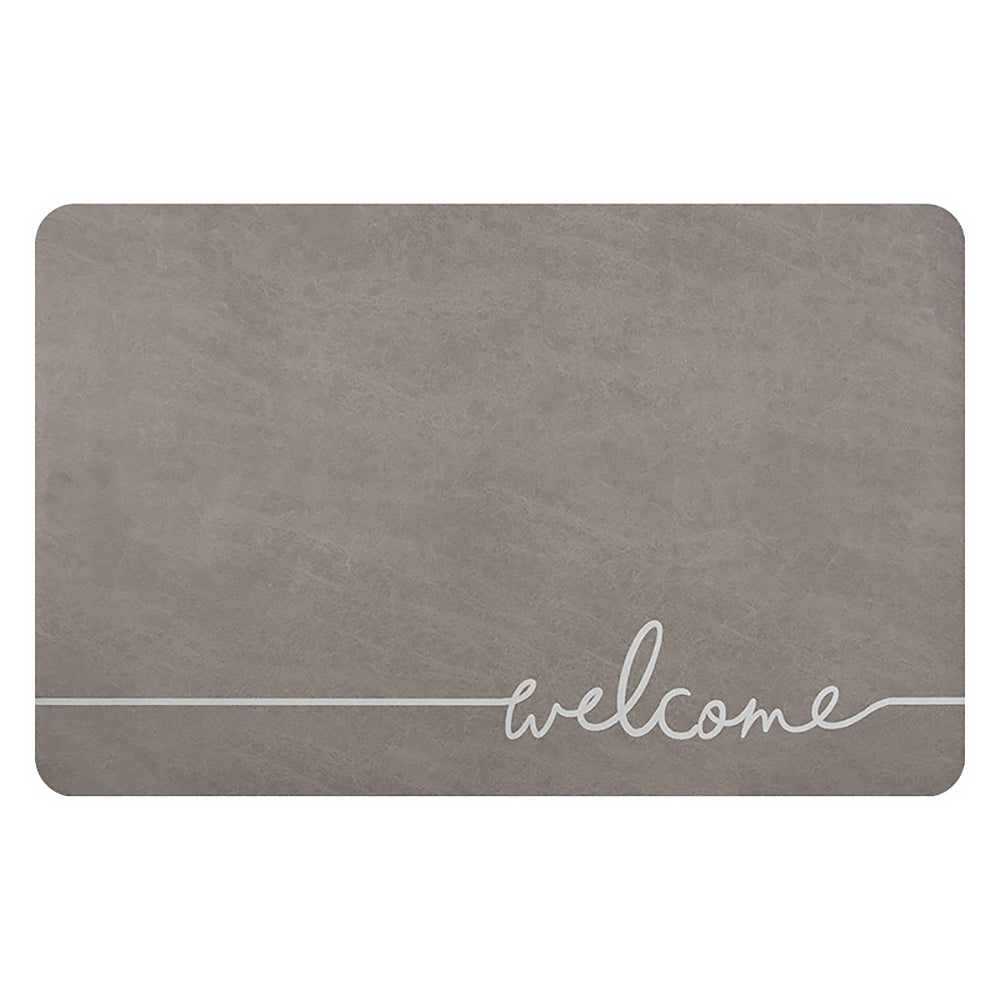 珪藻土 バスマット 速乾 吸水力2倍 硅藻泥 マット Welcome 玄関 大きい ラージ サイズ 軽量 薄い 滑り防止 抗菌 防カビ 足拭きマット  アルファベット 風呂 マット 浴室  40x60CM